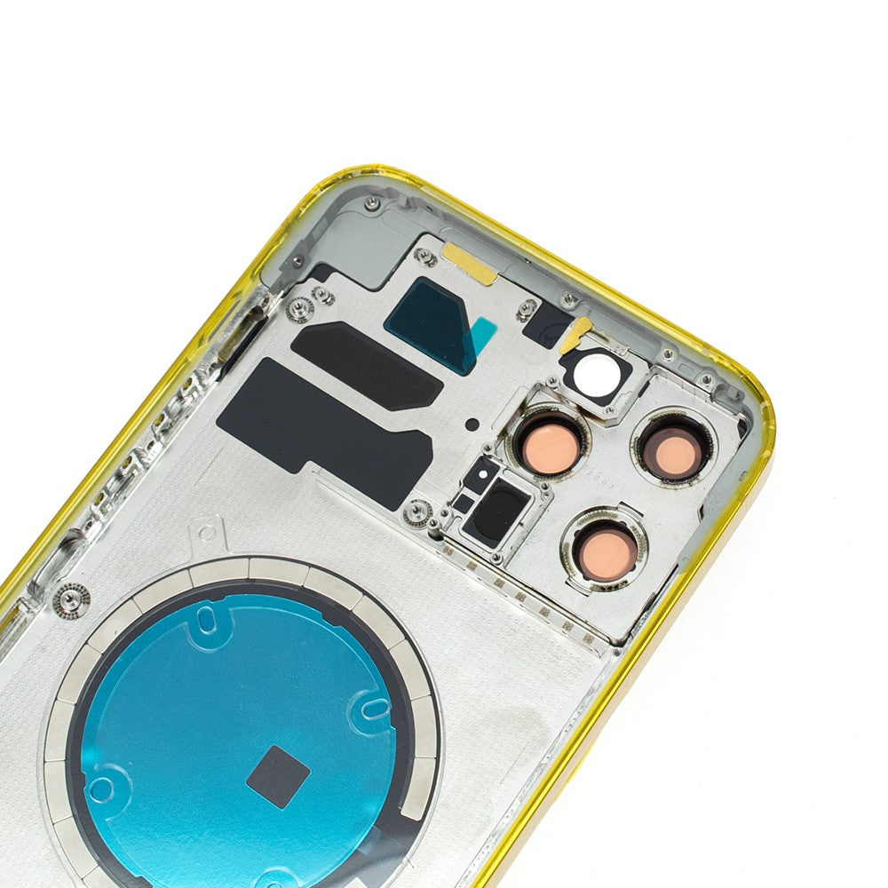 Rear Housing for iPhone 12 Pro Max (NO LOGO)-White Rear Housing for iPhone 12 Pro Max (NO LOGO)-White